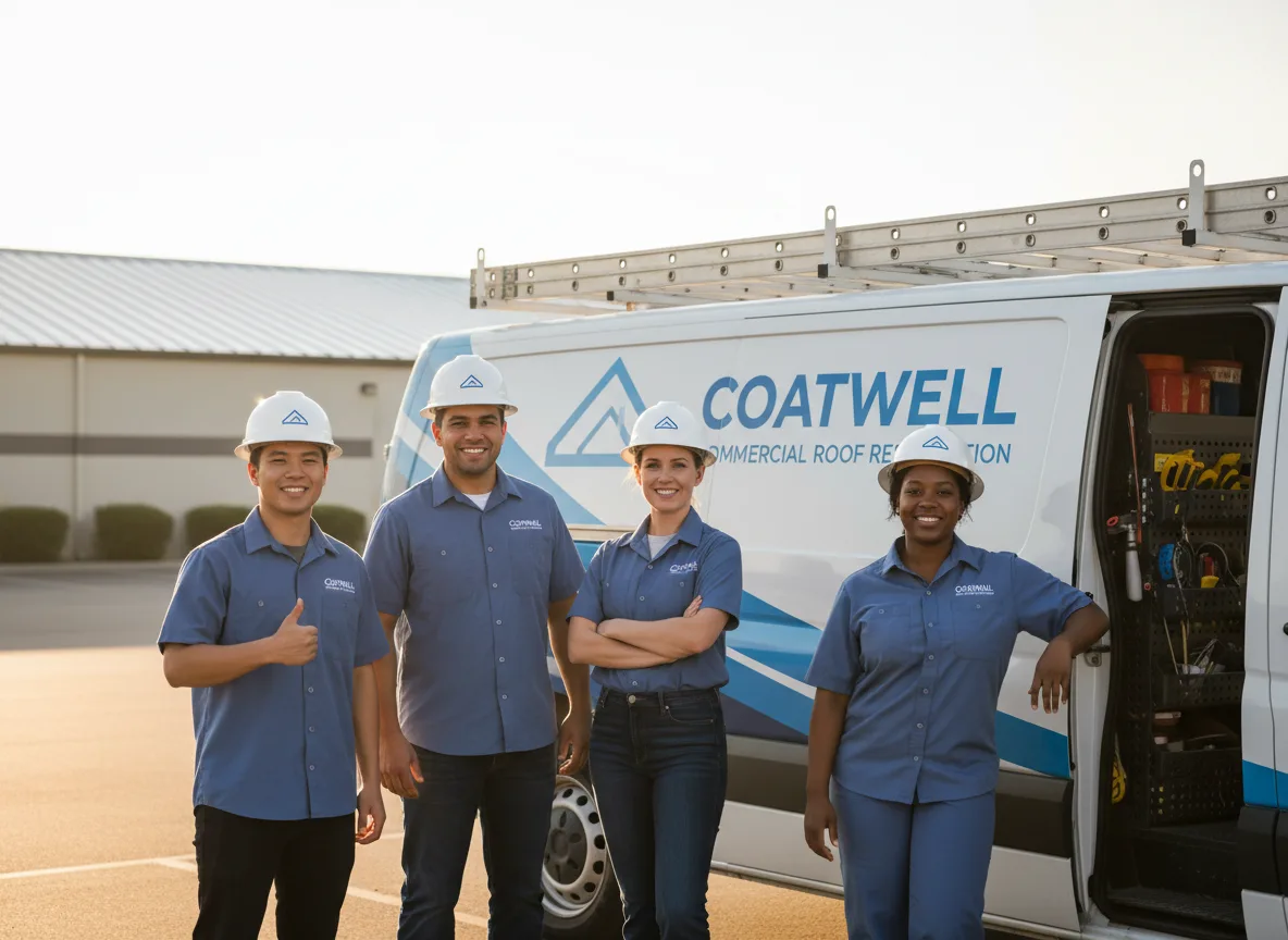 Commercial roof coating company in Portland, PA
